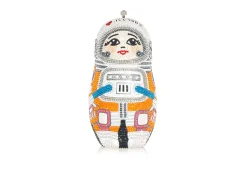 Astronaut Crystal Clutch Bag*Judith Leiber Discount