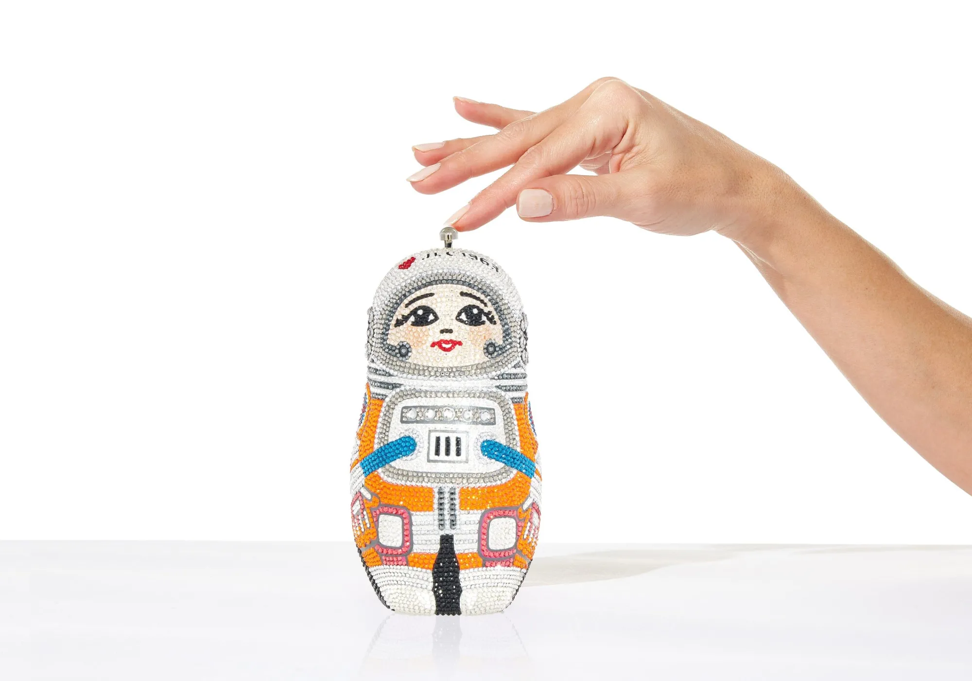Astronaut Crystal Clutch Bag*Judith Leiber Discount