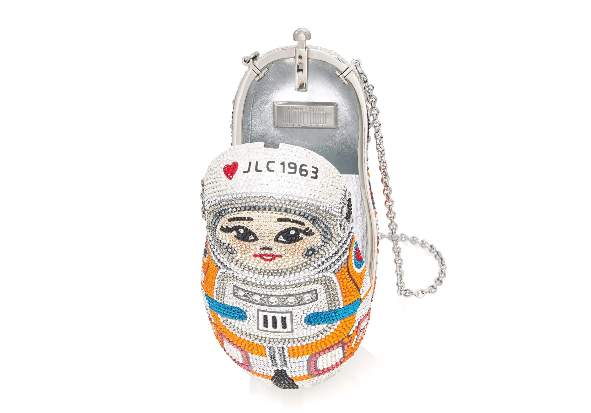 Astronaut Crystal Clutch Bag*Judith Leiber Discount