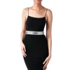 Baguette Deco Gems Belt Silver*Judith Leiber Best