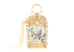 Birdcage Gilded Bag*Judith Leiber Outlet