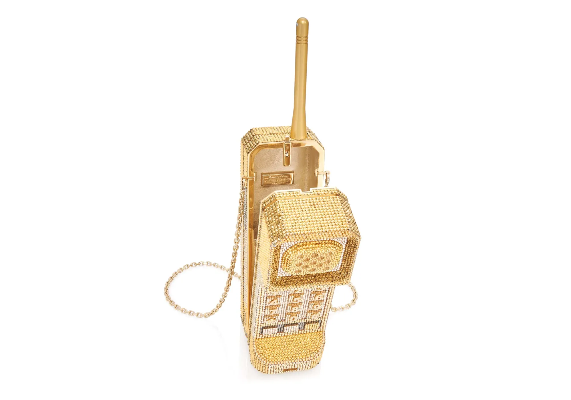 Brick Phone Call Me - Designer Phone-Shaped Handbag Clutch*Judith Leiber Hot
