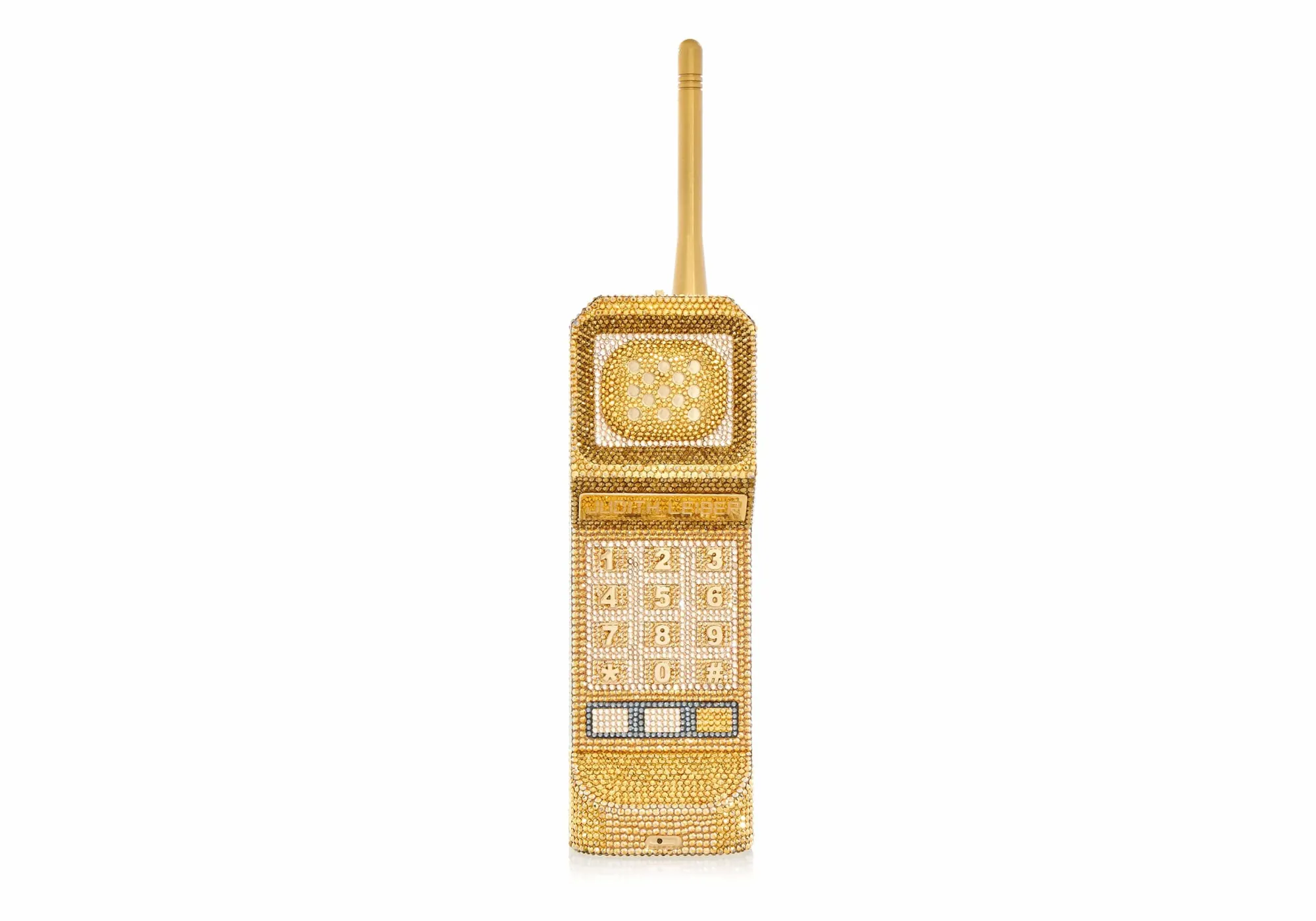 Brick Phone Call Me - Designer Phone-Shaped Handbag Clutch*Judith Leiber Hot