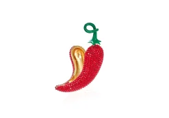 Chili Pepper Pillbox Jalapeño*Judith Leiber Online