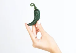 Chili Pepper Pillbox Poblano*Judith Leiber Outlet