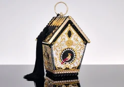 Cottage Cuckoo Clock*Judith Leiber Fashion