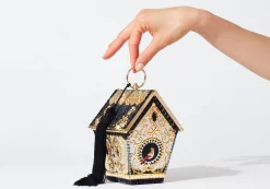 Cottage Cuckoo Clock*Judith Leiber Fashion