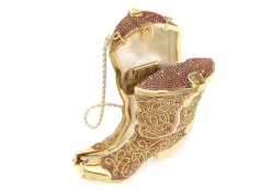 Cowboy Boot Austin Brown*Judith Leiber Clearance