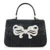 Crystal Bow Top Handle Black*Judith Leiber Fashion