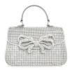 Crystal Bow Top Handle Silver*Judith Leiber Outlet