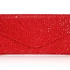 Crystal Envelope Red Designer Handbag*Judith Leiber Discount