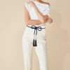 Crystal Tassel Belt Black*Judith Leiber Outlet