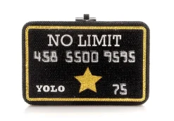 Custom Black Card Slim Slide*Judith Leiber Hot