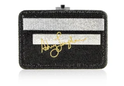 Custom Black Card Slim Slide*Judith Leiber Hot