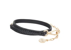 Deco Squares Belt Black*Judith Leiber Best