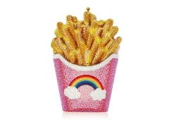 Designer French Fries Rainbow Bag*Judith Leiber Fashion