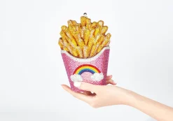 Designer French Fries Rainbow Bag*Judith Leiber Fashion