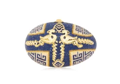 Dragon's Egg Dragon Realm Navy*Judith Leiber Sale