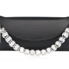 Envelope Taylor Satin Black*Judith Leiber Clearance