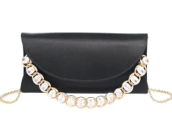Envelope Taylor Satin Black*Judith Leiber Discount