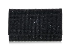 Fizzoni Black Envelope Clutch Bag*Judith Leiber Online
