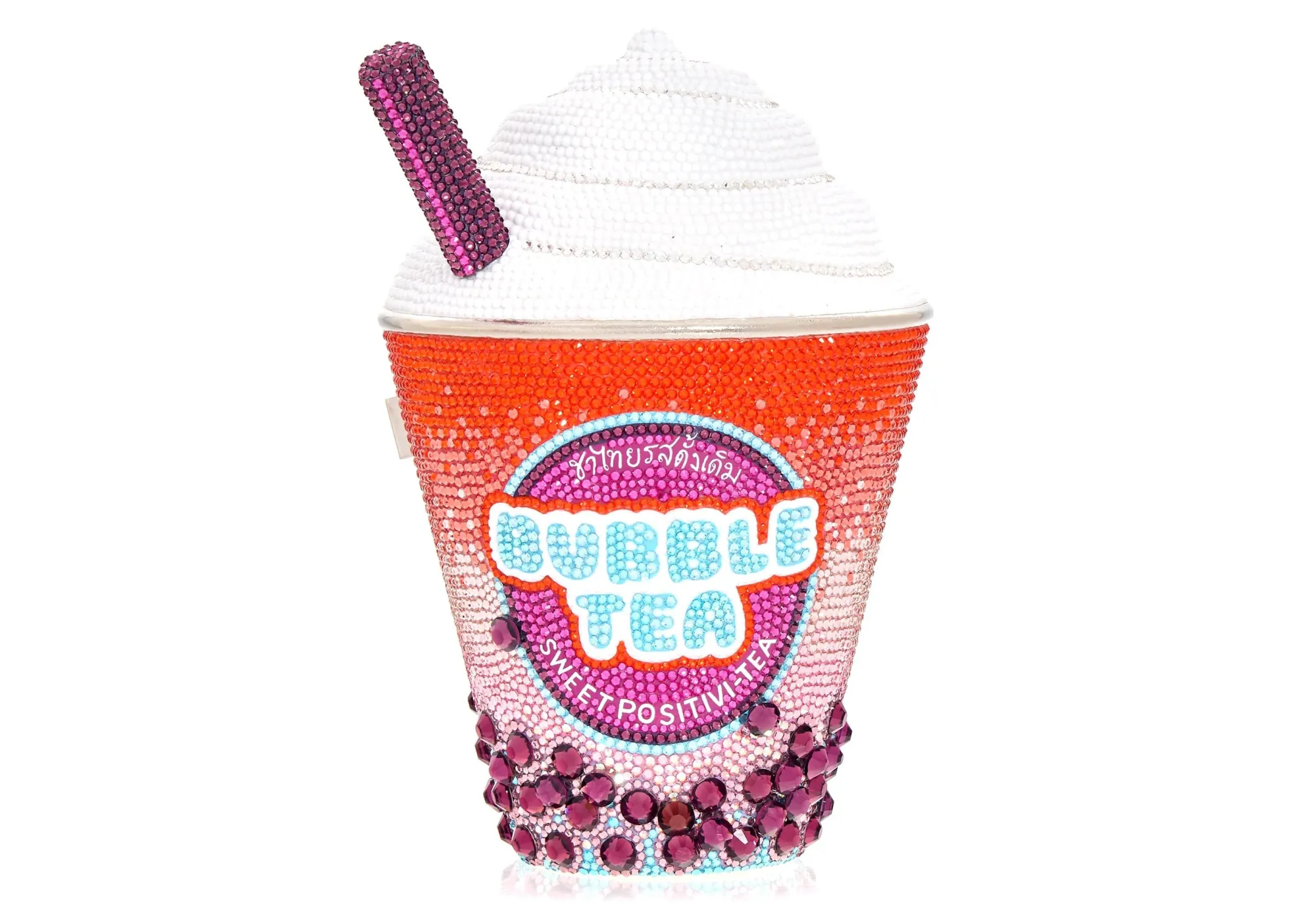 Frozen Drink Bubble Tea*Judith Leiber Fashion