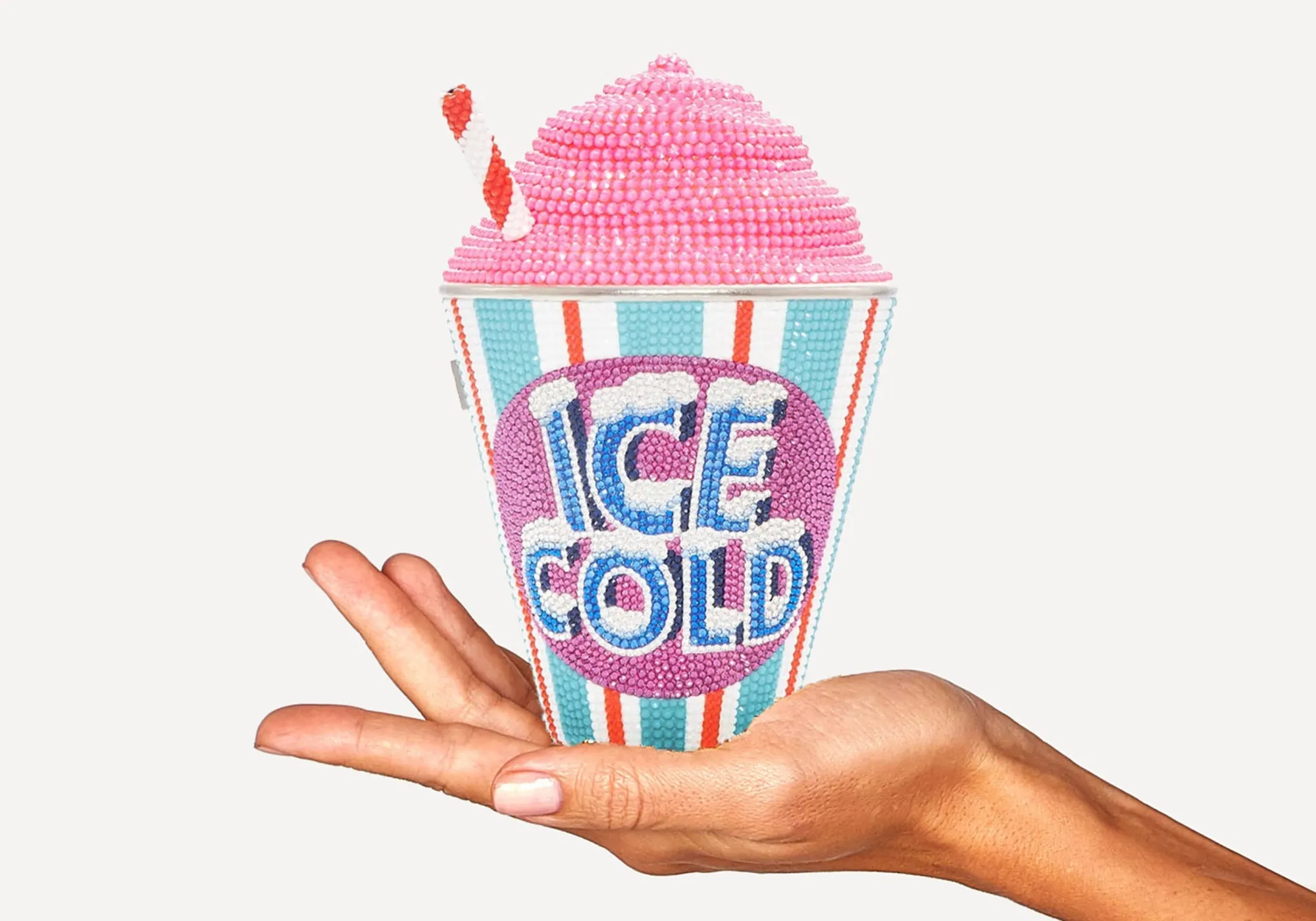 Frozen Drink Ice Cold*Judith Leiber Clearance