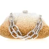 Gemma Crystal Caviar Golden Gradient*Judith Leiber Discount