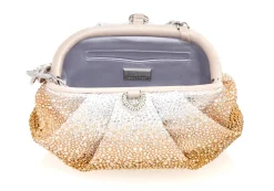 Gemma Crystal Caviar Golden Gradient*Judith Leiber Discount