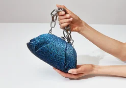 Gemma Crystal Caviar Gradient Ocean*Judith Leiber Clearance