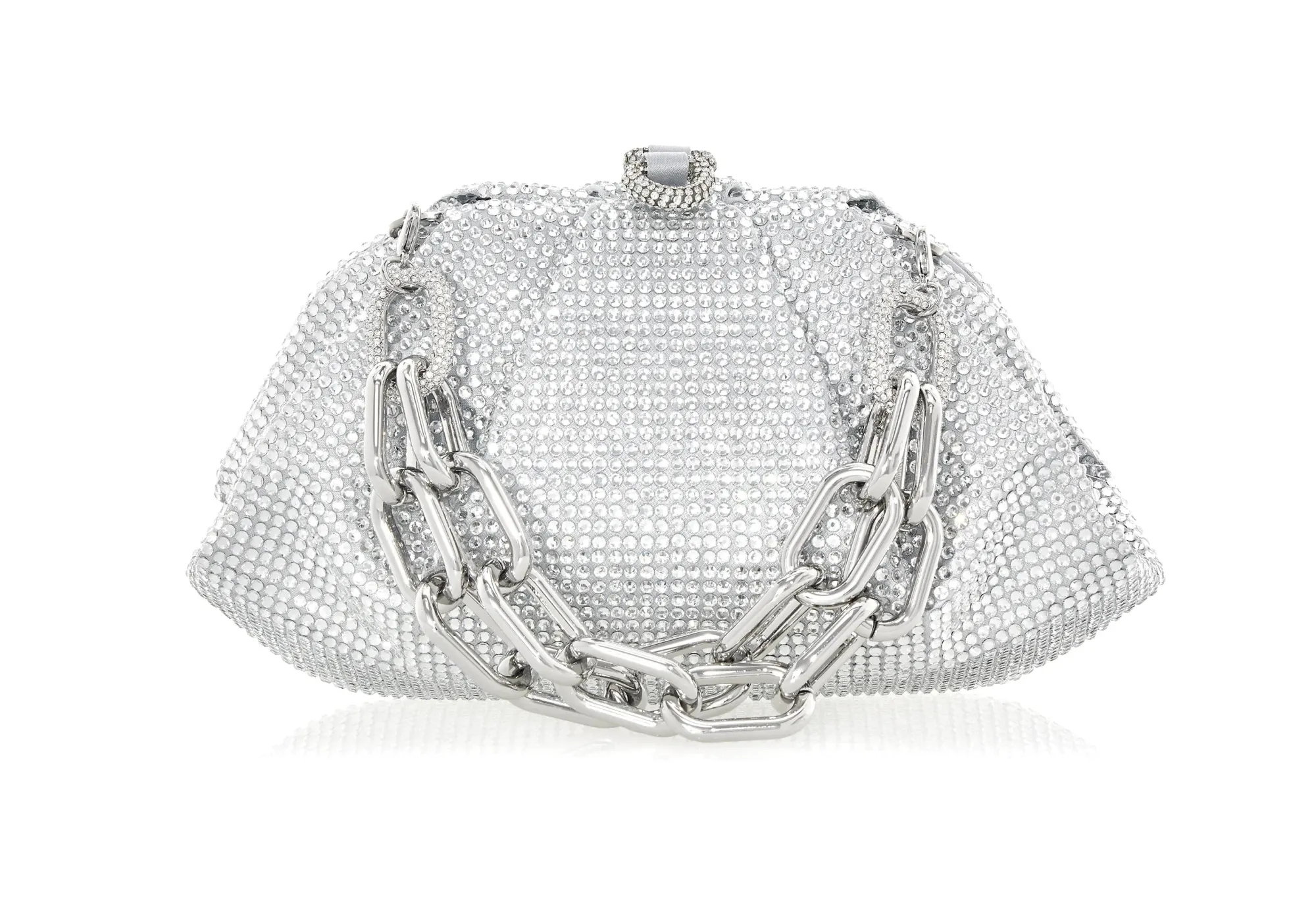 Gemma Crystal Silver*Judith Leiber Clearance