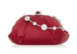Gemma Satin Crimson*Judith Leiber Sale