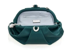 Gemma Satin Emerald*Judith Leiber Hot