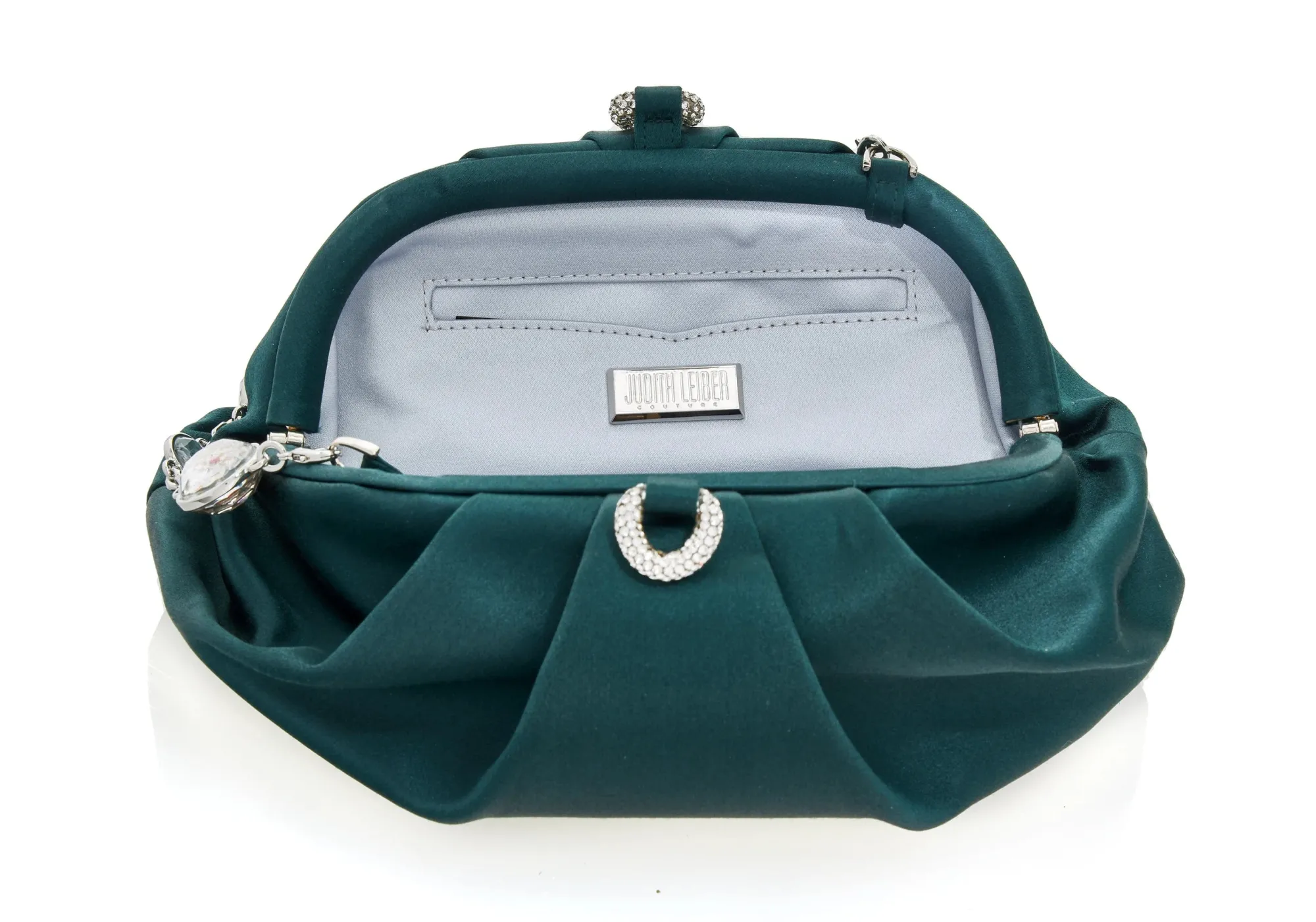 Gemma Satin Emerald*Judith Leiber Hot