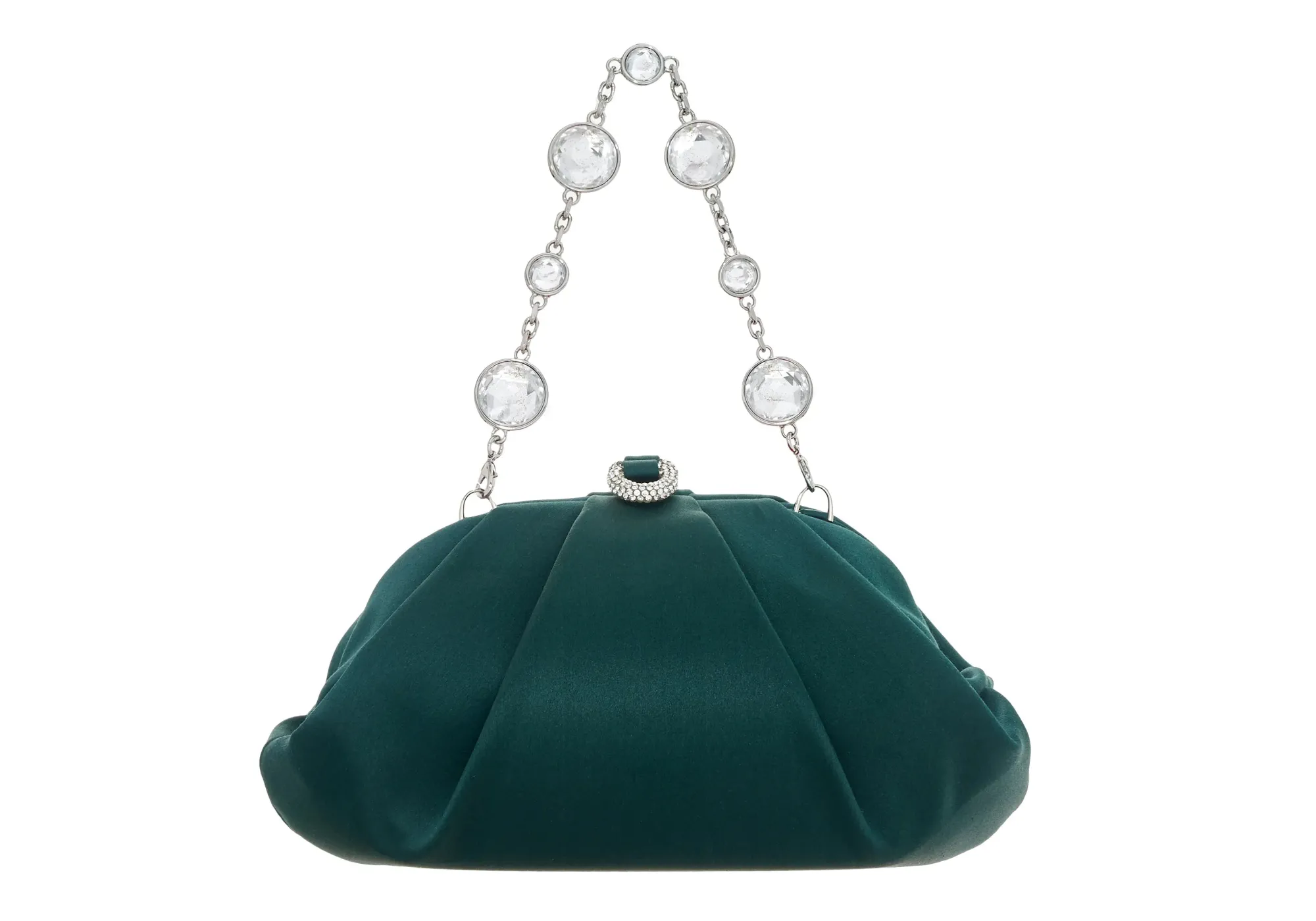 Gemma Satin Emerald*Judith Leiber Hot