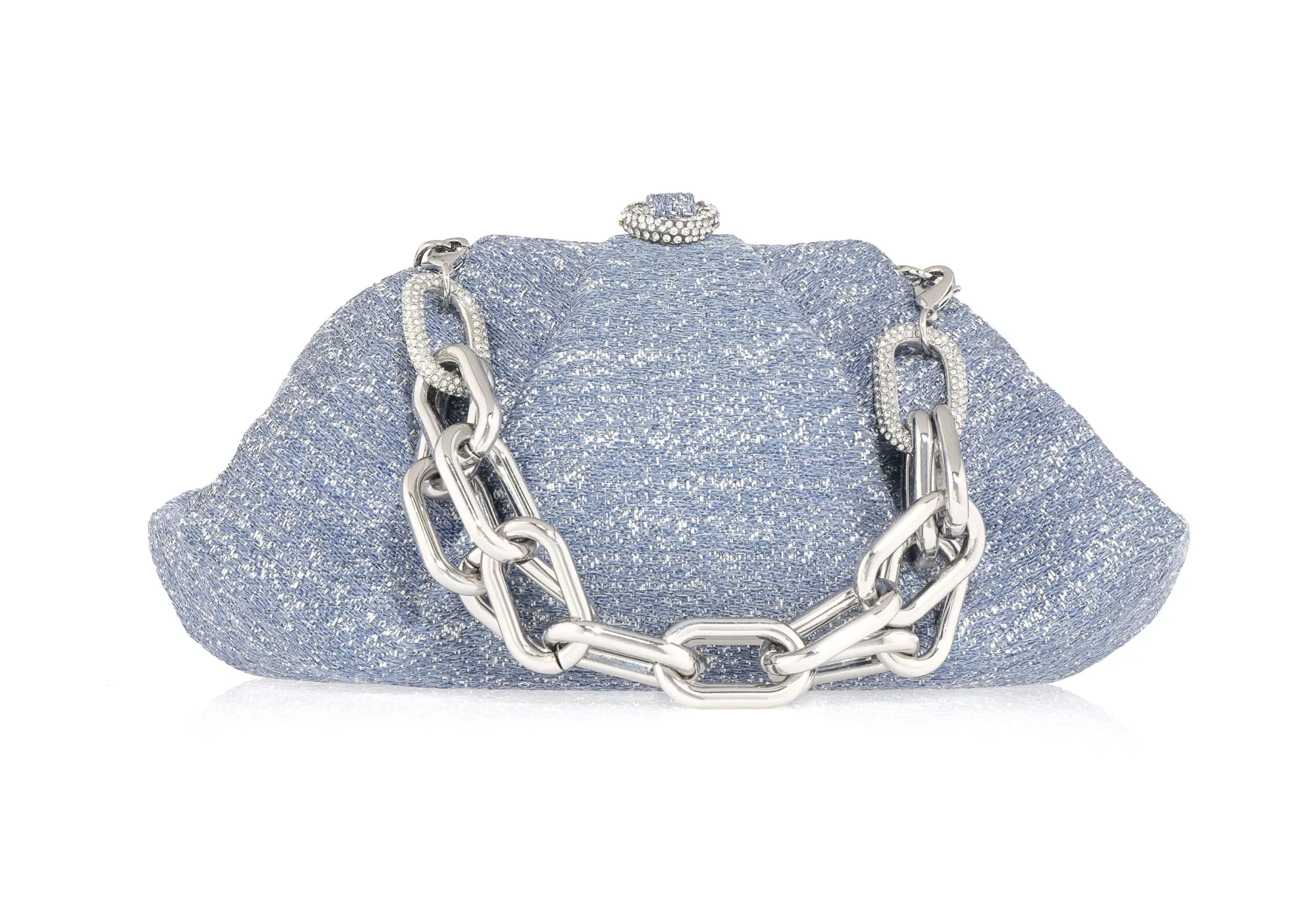 Gemma Sparkle Denim Sky Blue*Judith Leiber Discount