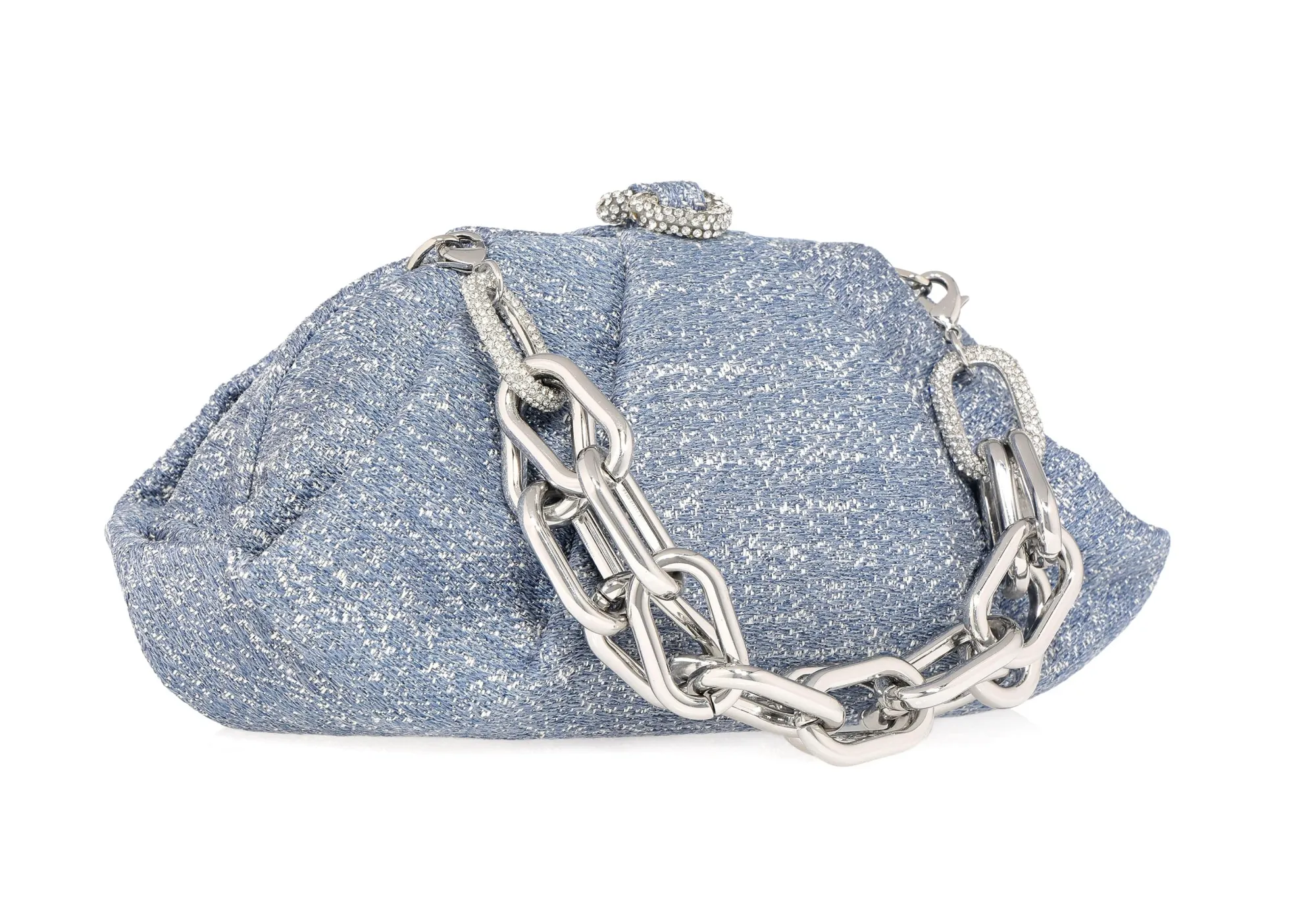 Gemma Sparkle Denim Sky Blue*Judith Leiber Discount