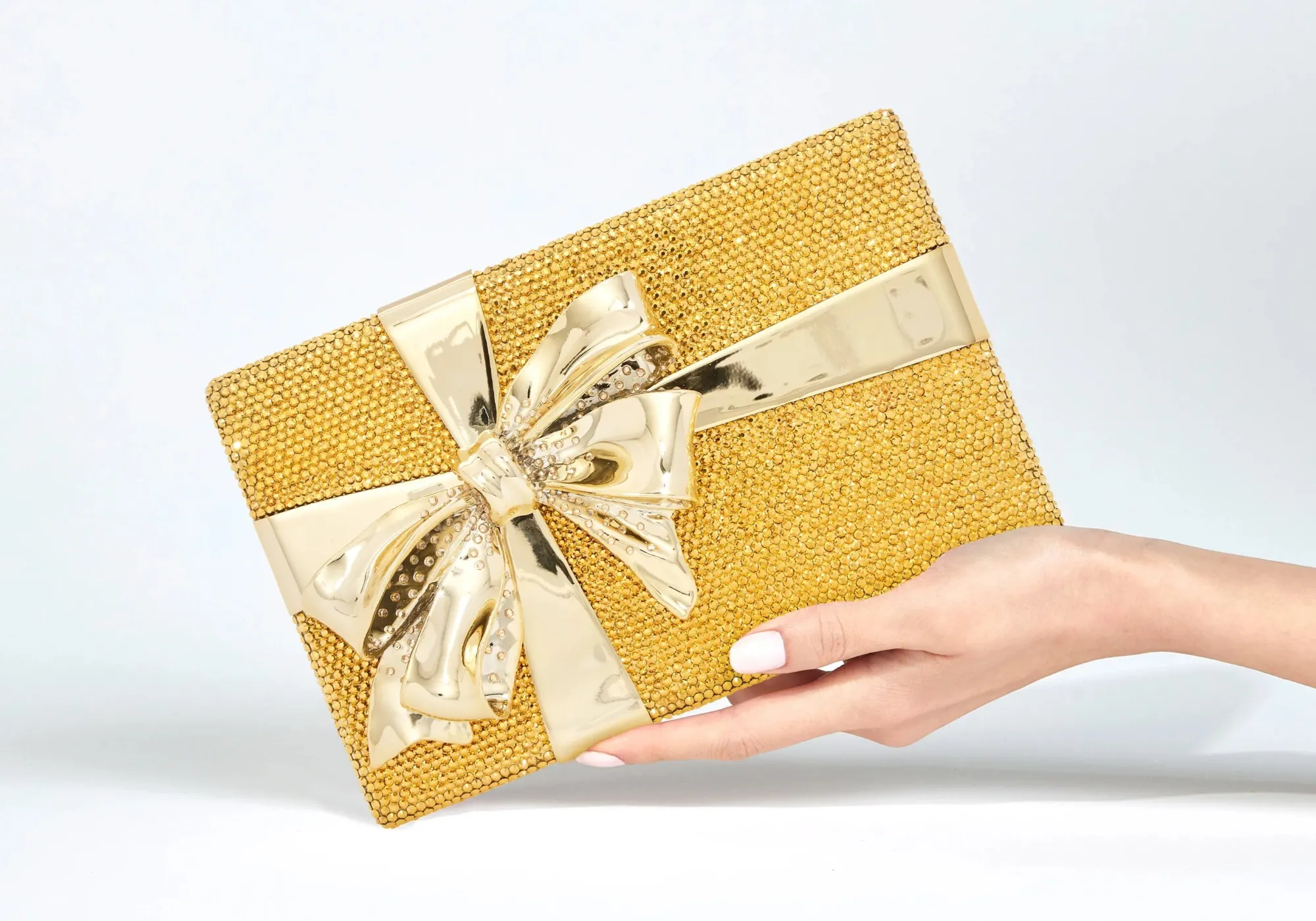 Gift Box Surprise Gold*Judith Leiber Hot