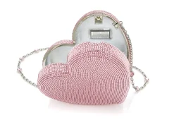 Heart Clutch Pink Designer Bag*Judith Leiber Hot
