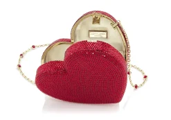 Heart Clutch Red*Judith Leiber Fashion