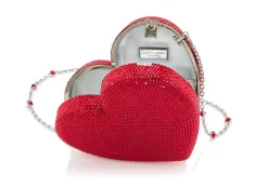 Heart Clutch Red*Judith Leiber Fashion