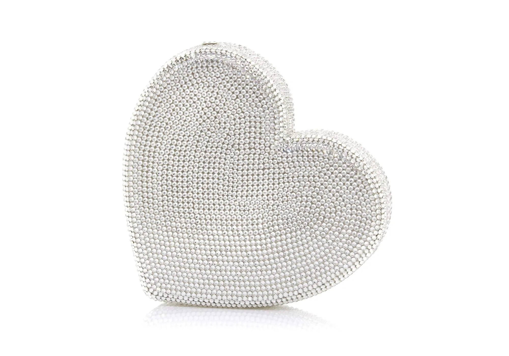 Heart Clutch Silver*Judith Leiber Outlet