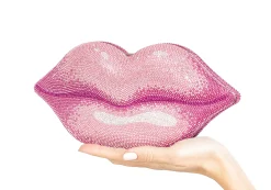 Hot Lips Pink Designer Purse*Judith Leiber Best