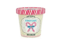 Ice Cream Pint Candy Cane*Judith Leiber Fashion