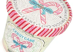 Ice Cream Pint Candy Cane*Judith Leiber Fashion