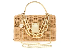 Isla Wicker Basket Natural*Judith Leiber New