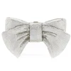 Just For You Bow Silver Designer Handbag*Judith Leiber Discount