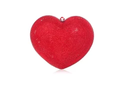L'Amour Petit Coeur Red*Judith Leiber New