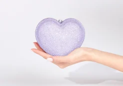 L'Amour Petit Coeur Violet*Judith Leiber Hot