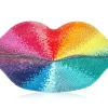 Lips Rainbow Kiss - Colorful Designer Lip-Shaped Clutch*Judith Leiber Fashion